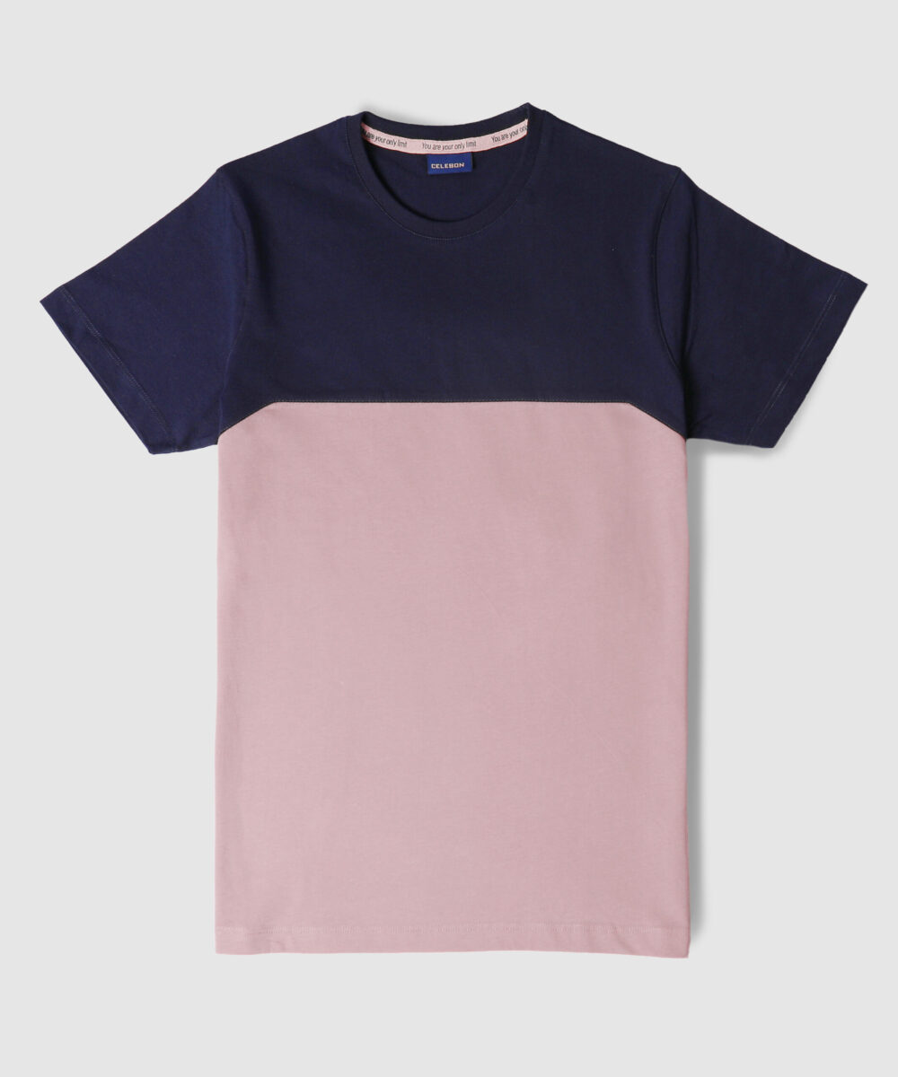 تیشرت مردانه دو رنگ