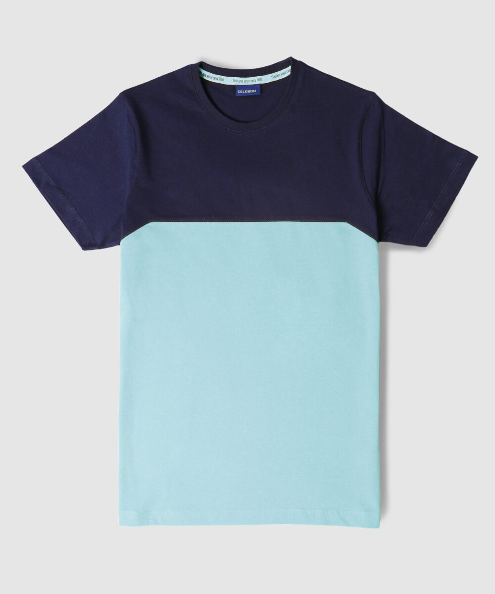 تیشرت مردانه دو رنگ