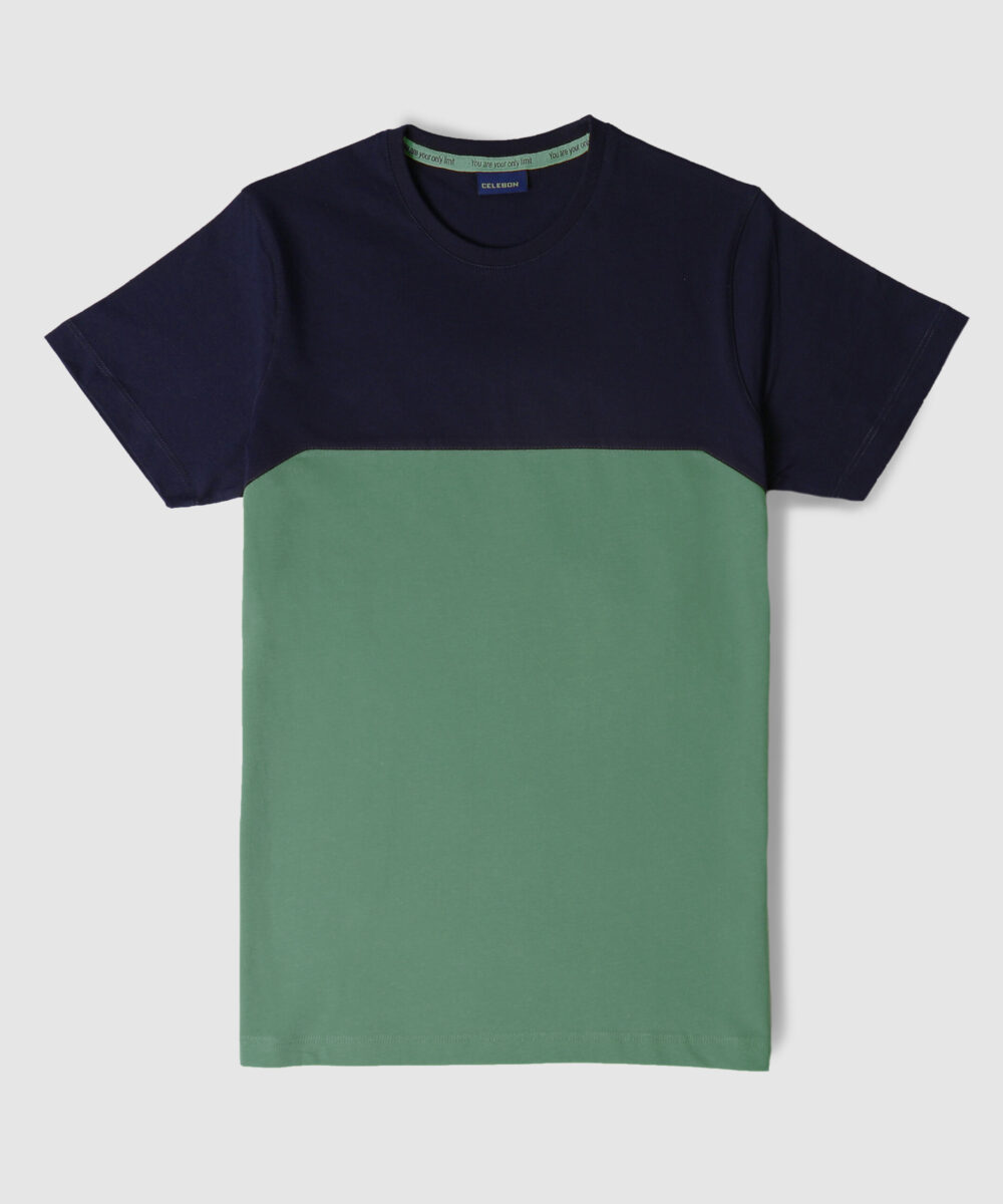 تیشرت مردانه دو رنگ