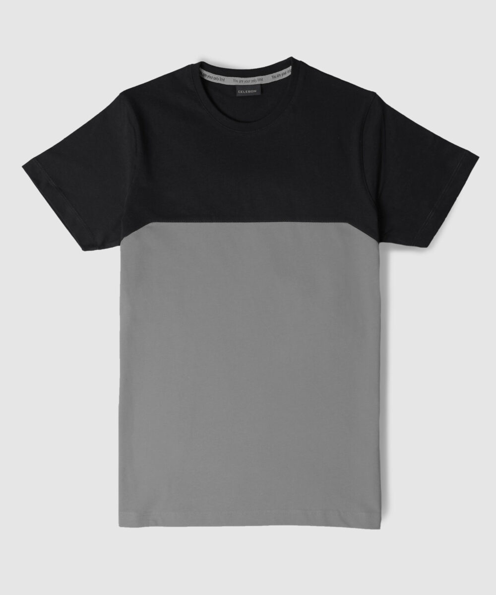 تیشرت مردانه دو رنگ