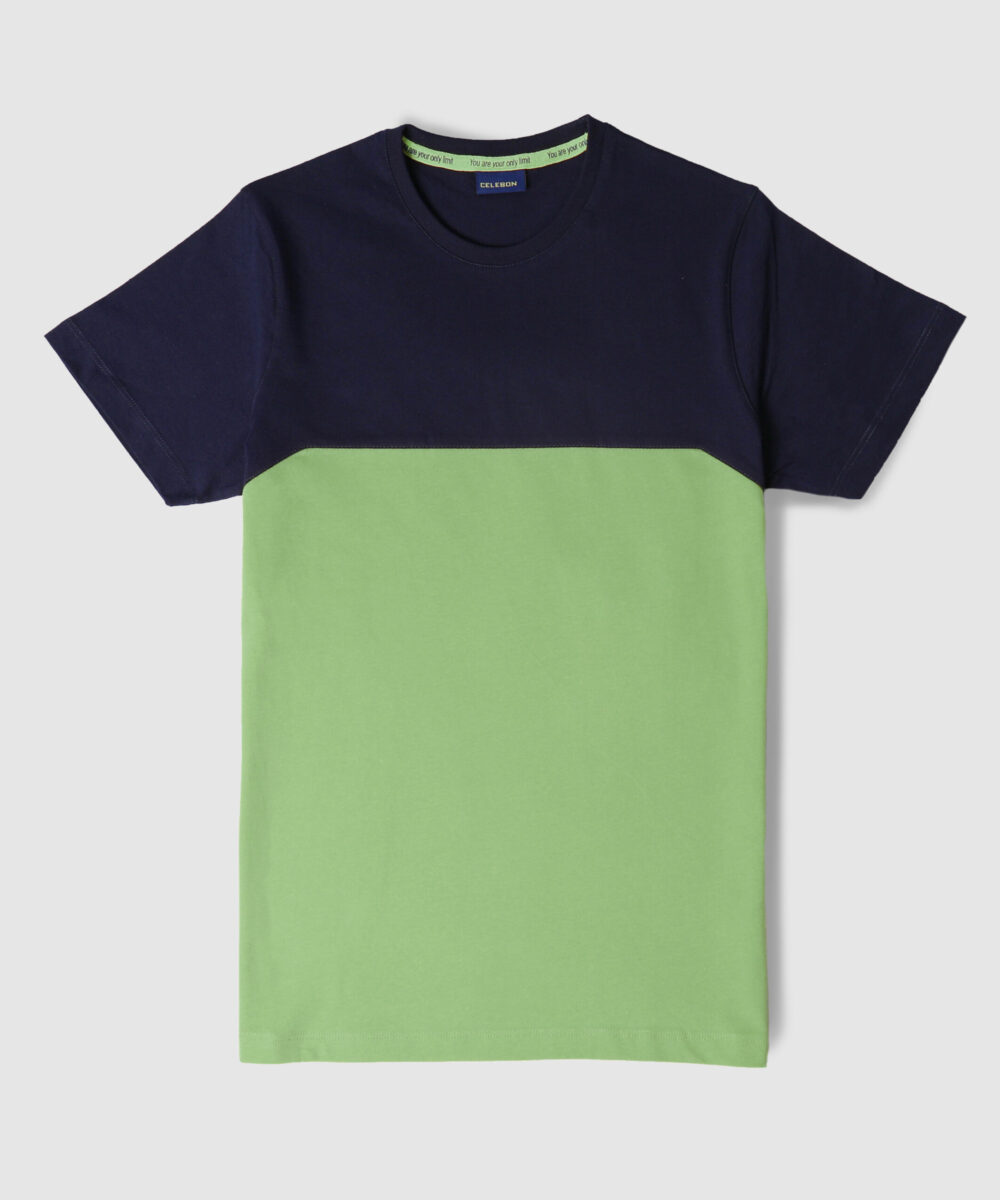 تیشرت مردانه دو رنگ