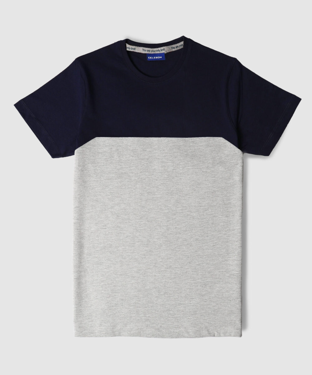 تیشرت مردانه دو رنگ