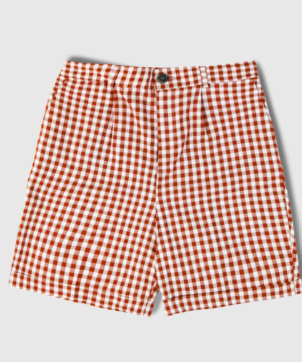 شلوارک زنانه چهارخونه