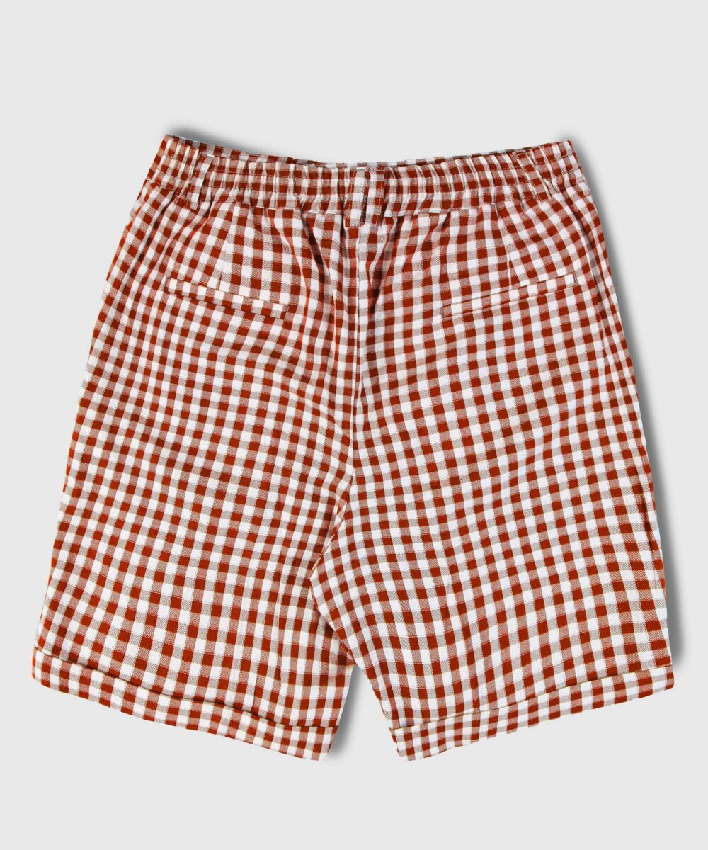 شلوارک زنانه چهارخونه