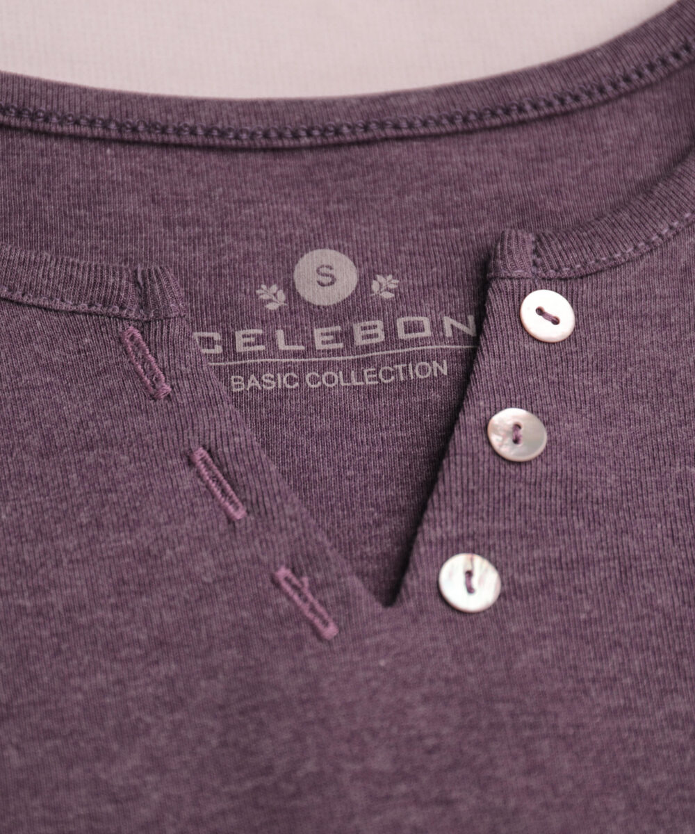 تیشرت زنانه سه دکمه