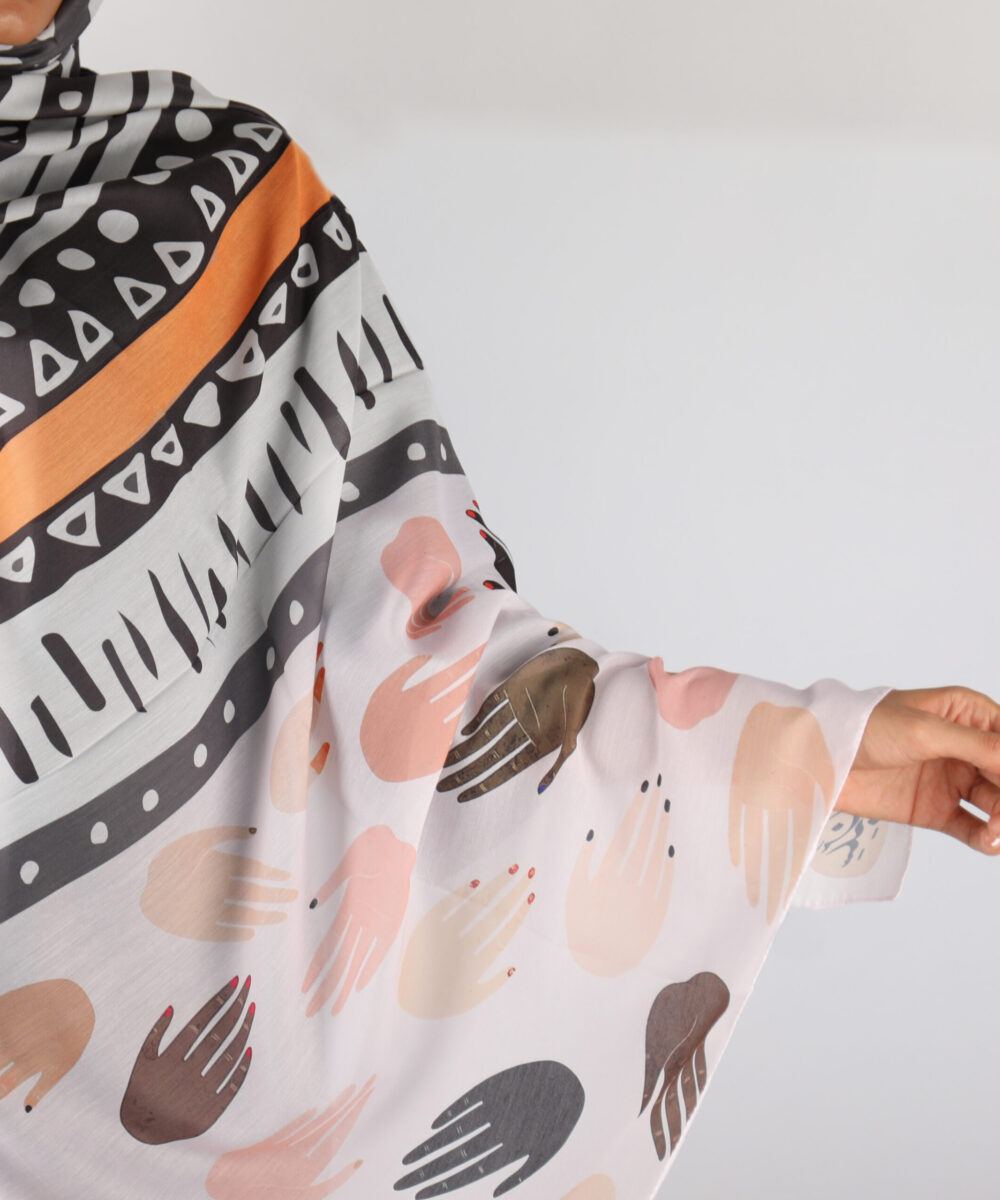 شال زنانه نخی INDIAN STYLE 8