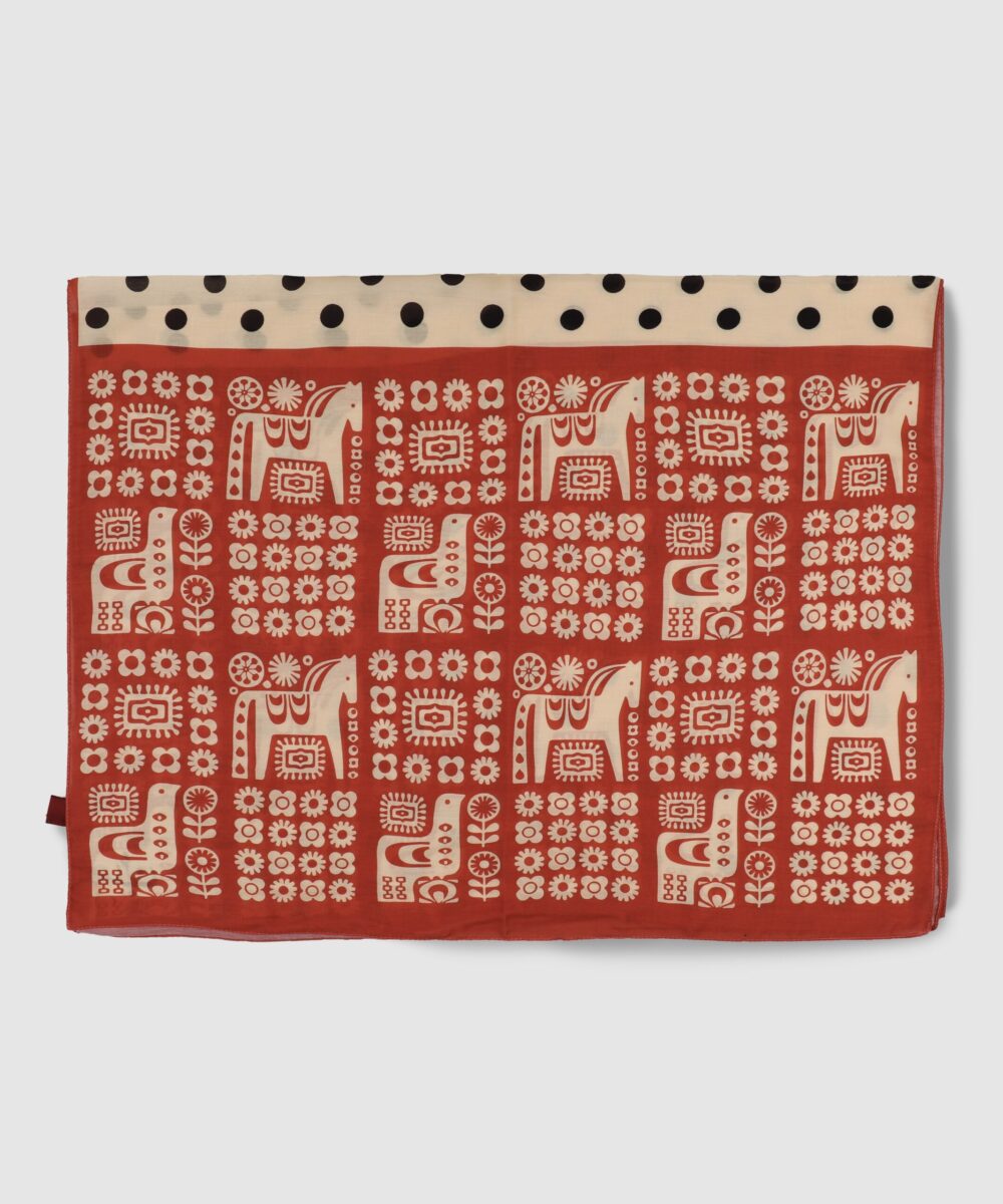 شال زنانه نخی INDIAN STYLE 5