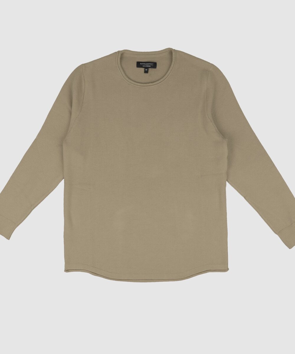 بافت یقه گرد مردانه