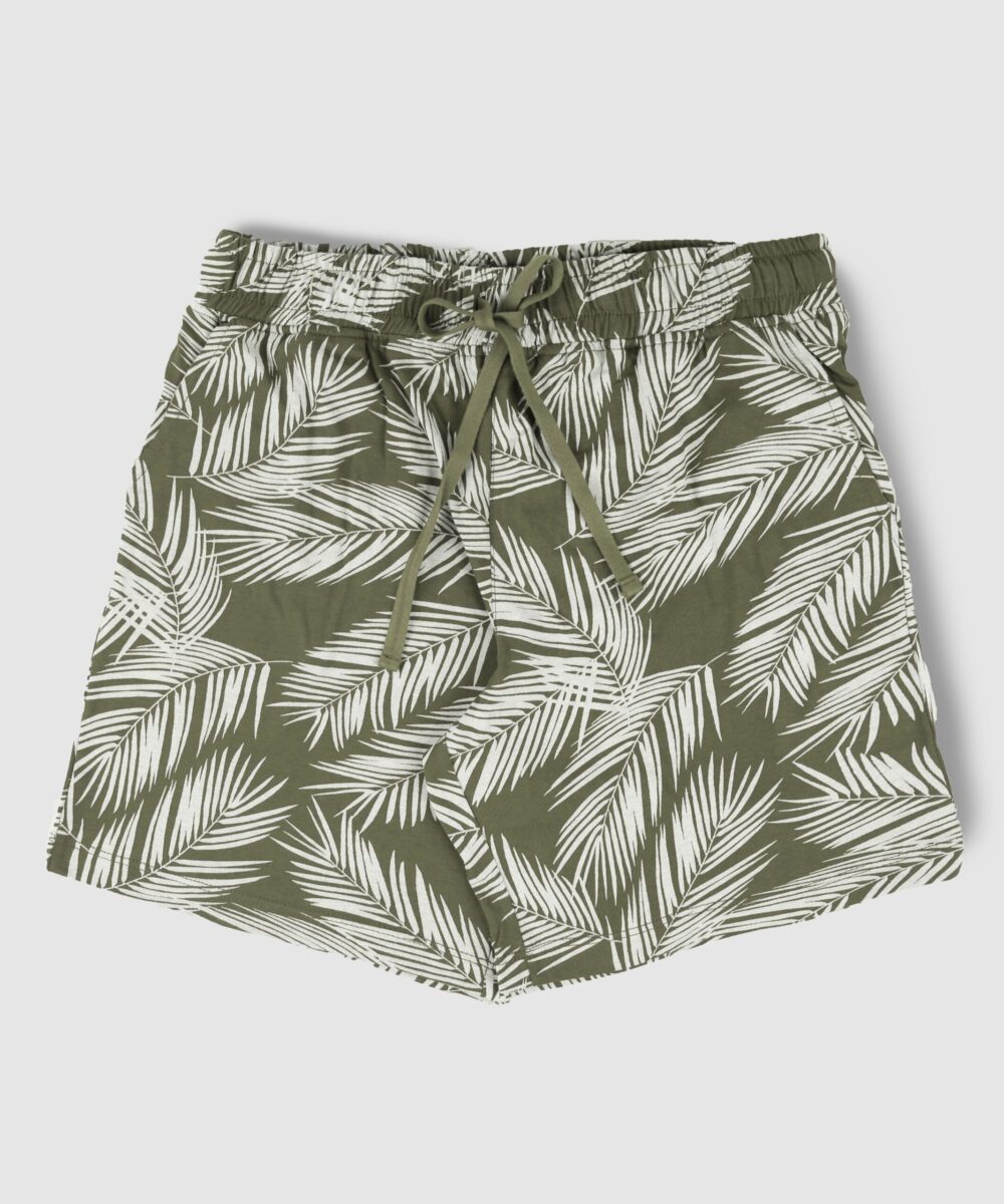 شلوارک زنانه طرح برگ