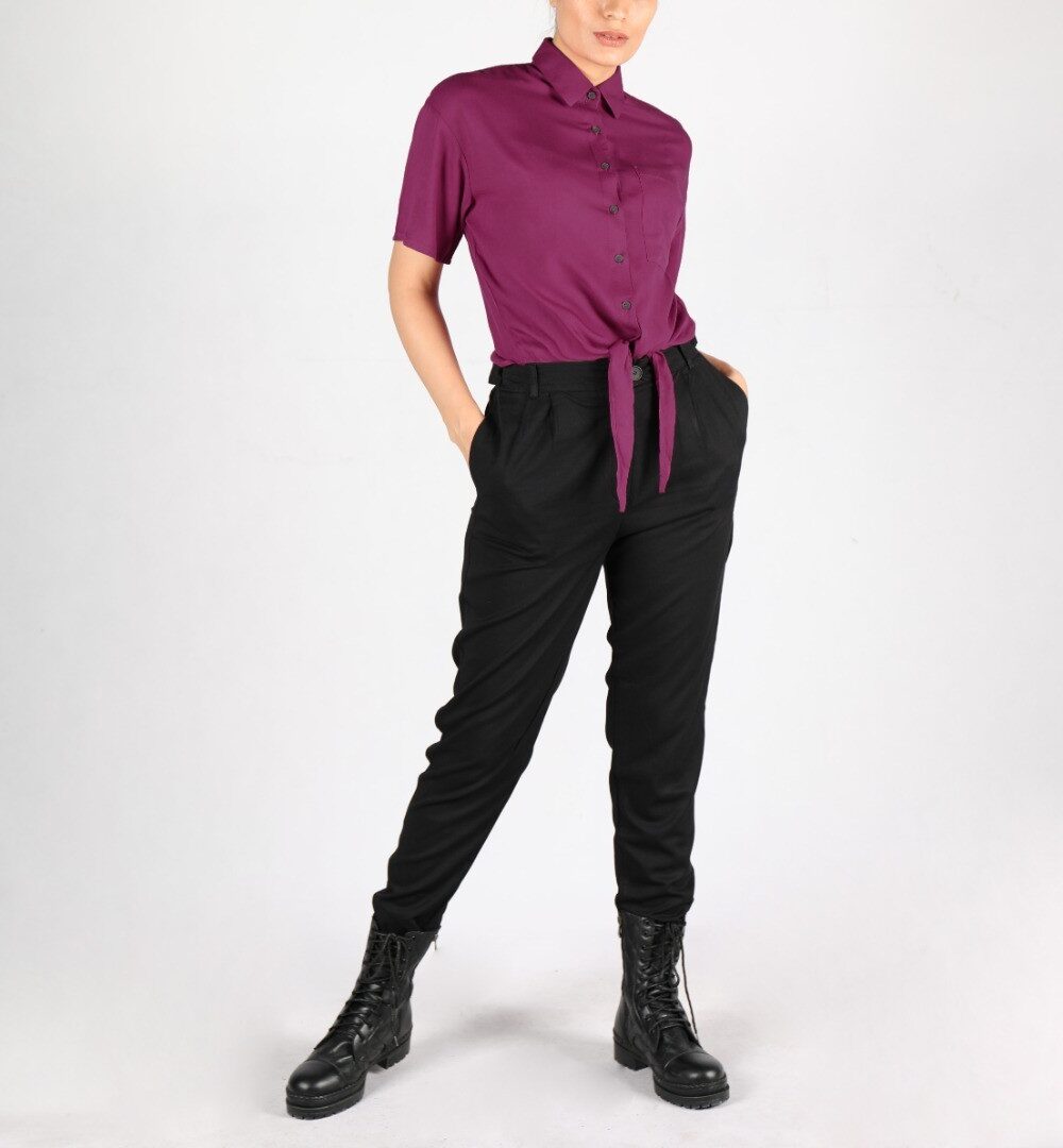 شومیز زنانه گره ای