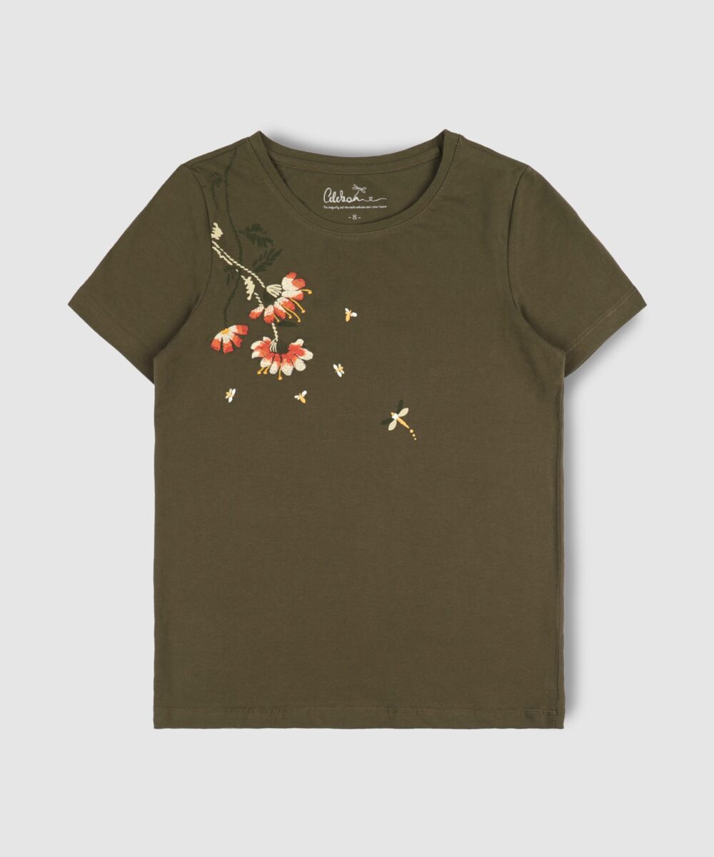 تی شرت زنانه یقه گرد