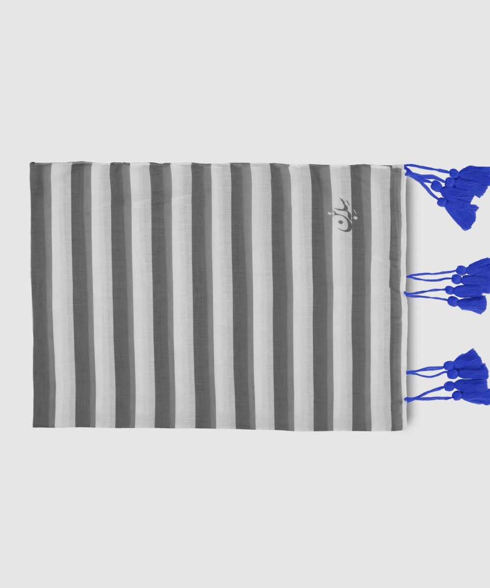 شال زنانه راه راه