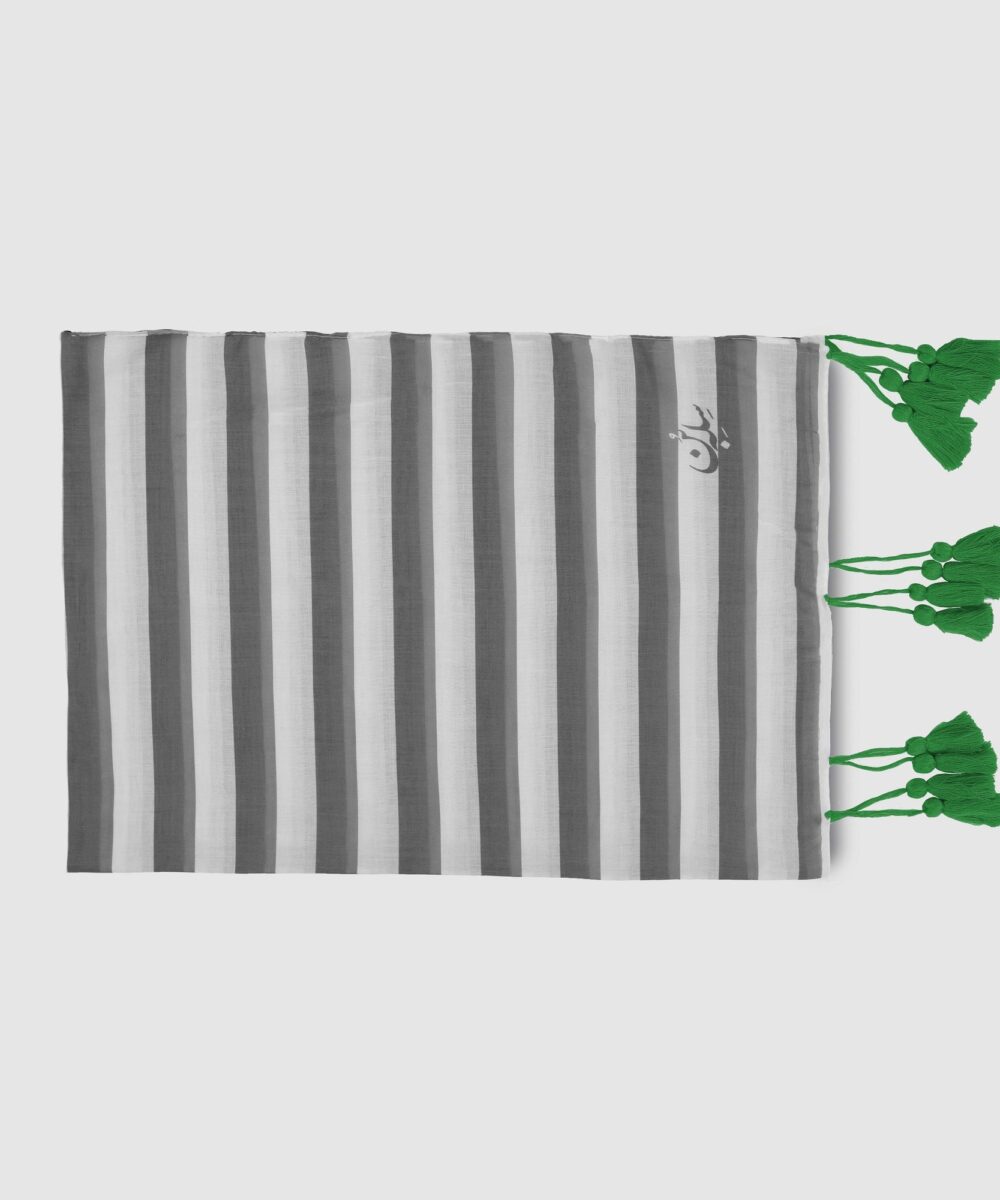 شال زنانه راه راه