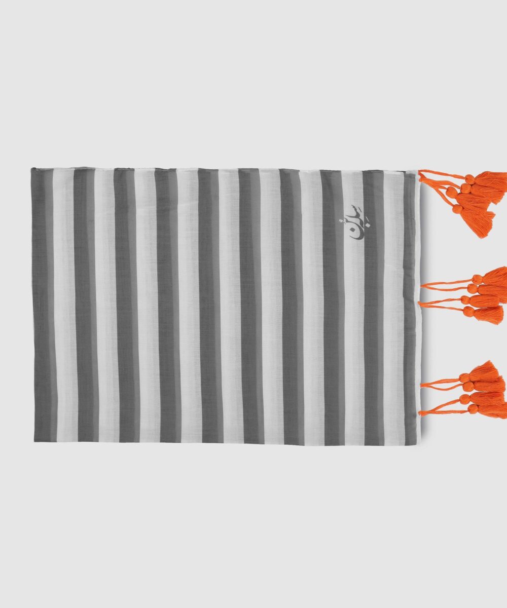 شال زنانه راه راه